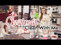 NEW Christmas Clean With Me 2022 | Christmas Cleaning Motivation | Laundry Organization