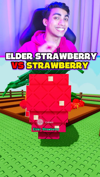 ELDER STRAWBERRY VS STRAWBERRY GROW A GARDEN 😱