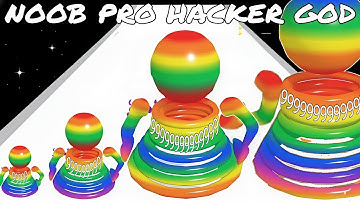 NOOB VS PRO VS HACKER VS GOD in Spiral Heroes