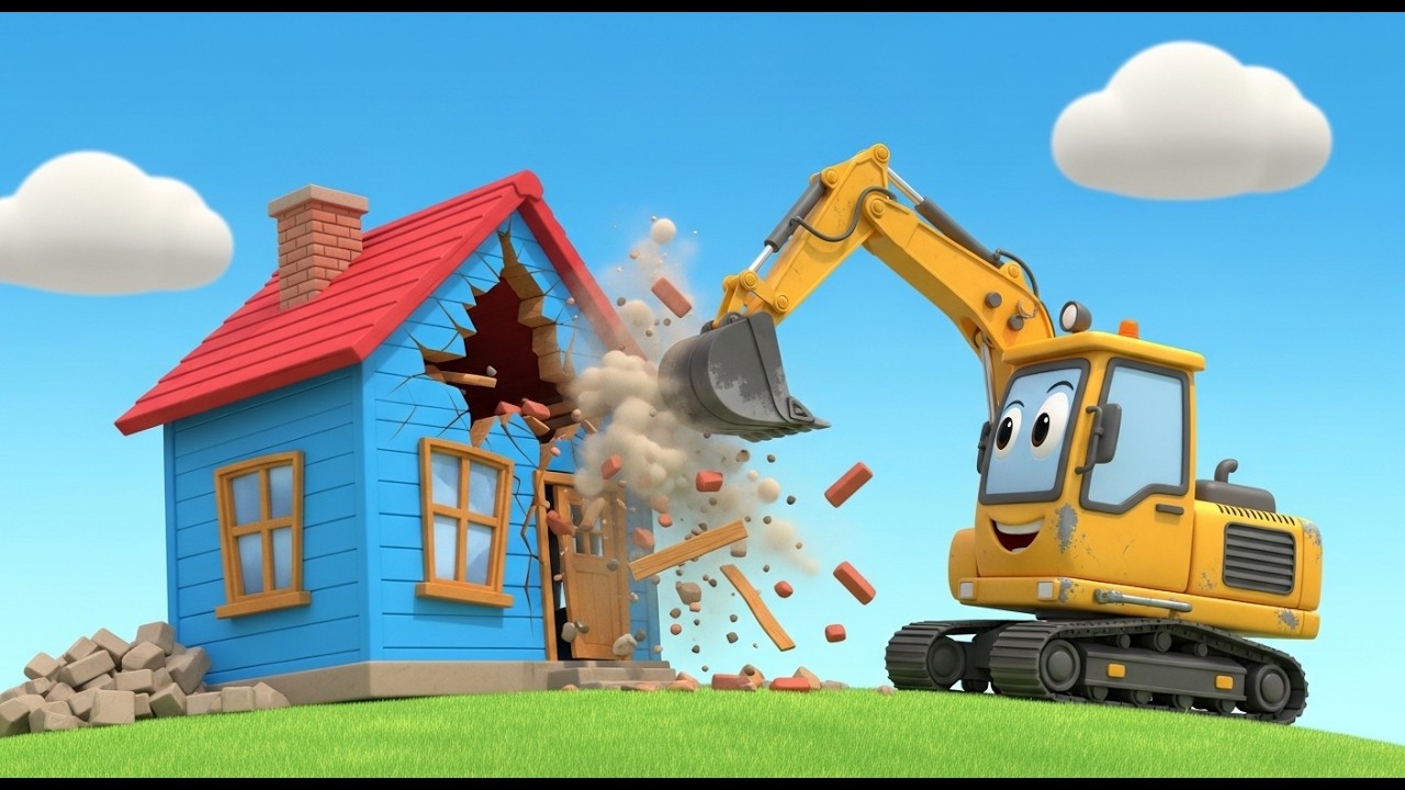 Строим усадьбу! Сборник про стройку и машинки. Песни про рабочую технику.