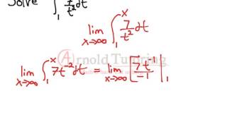 MATH 1505 Calc Test #3d: Improper Integral