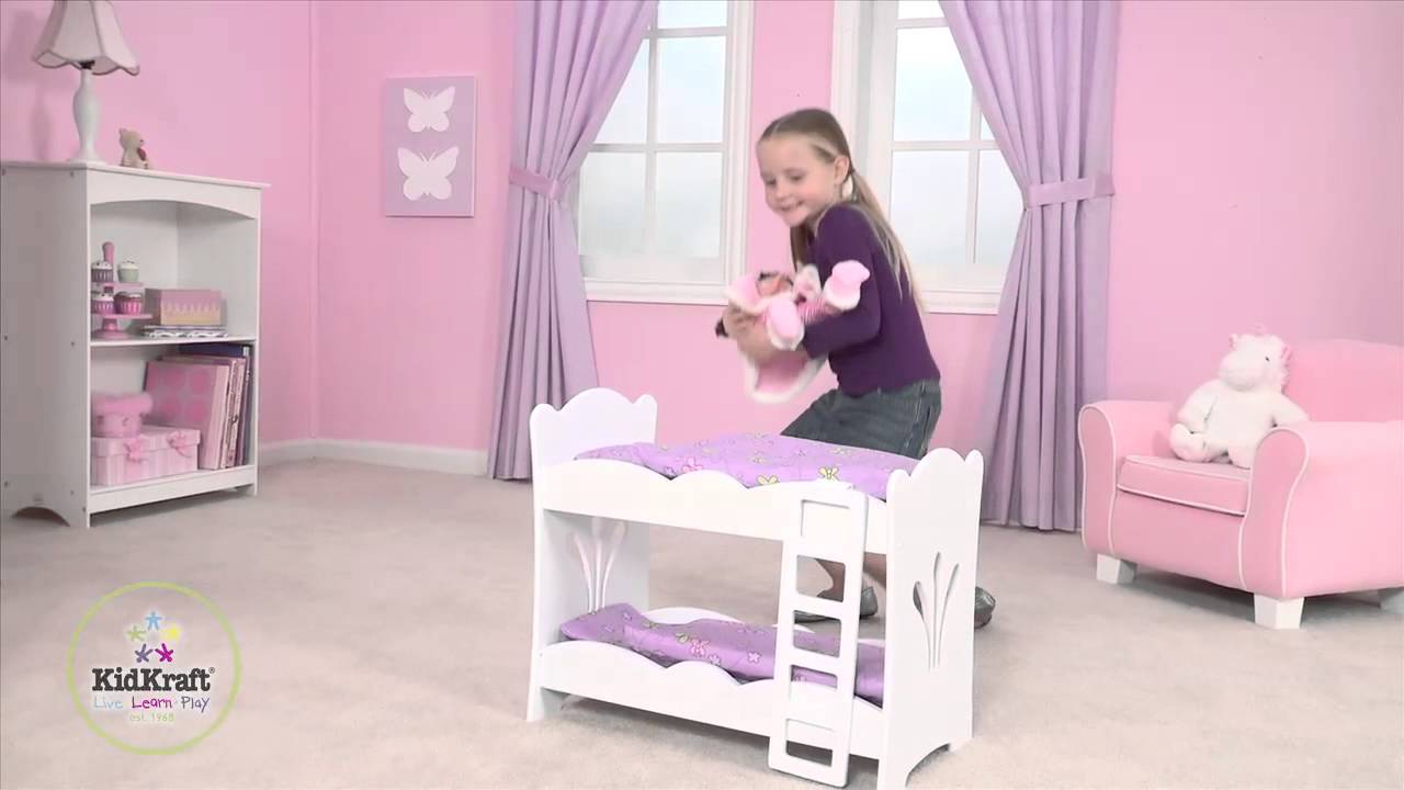 Lit Superpose Lil Doll Petite Poupee Pour Poupee Kidkraft Berceaumagique Com Youtube