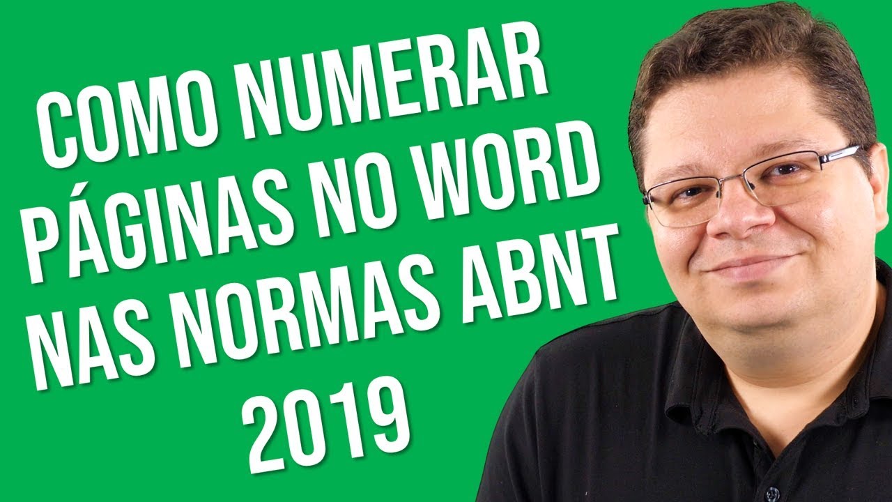 Como Numerar Paginas No Word Para O Seu TCC Nas Normas ABNT a Partir