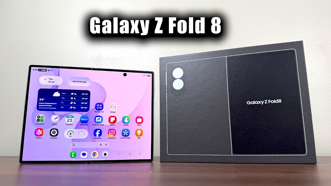 SAMSUNG - GALAXY8＋SC-03J Samsung Galaxy Z Fold 8 - UNBOXING & First Impressions! - YouTube