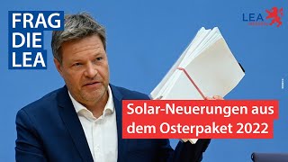 Frag Die Lea Das Sind Die Solar-Neuerungen Aus Dem Osterpaket
