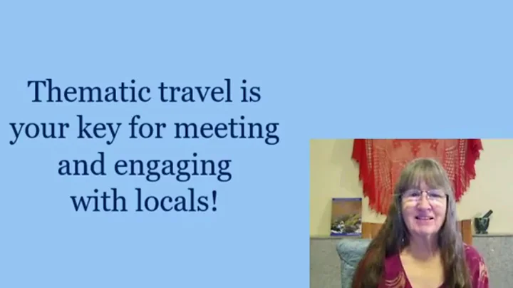 Cathleen's Odyssey LIVE: What is "Thematic Travel?"