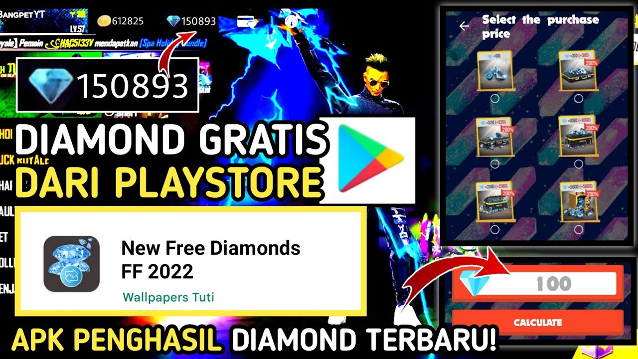 BONGKAR!! Cara Mendapatkan Diamond FF Gratis Apk Penghasil Diamond