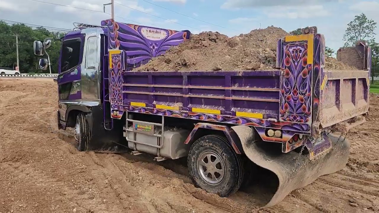 ทางหนึดแบบนี้เฟืองเร็วตายเลย Dump Truck