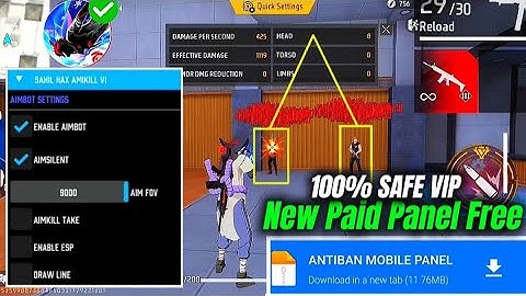 Antiban FF Panel🔥Free Fire Injector🔥Ob51 Free Fire Hack😈FF panel Hack Mobile|FF Hack|FF Injector