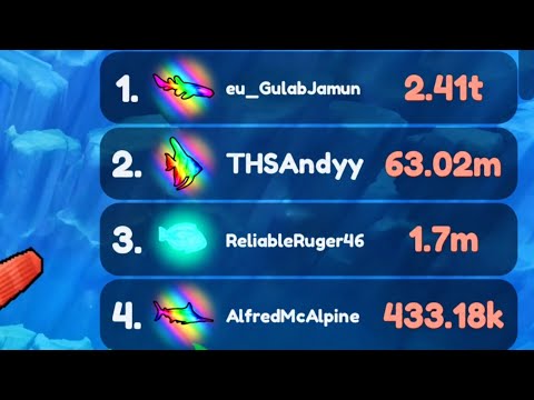 I Ate Andy and Got 2.4t... | Be Fish - Roblox🐟
