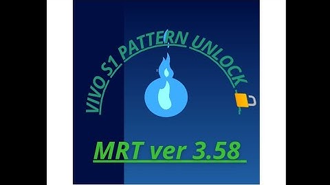 Vivo s1 pattern unlock 🔓 and format done with Mrt.
