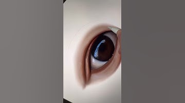 Tried to Draw realistic eye😳 in procreate iPad#shorts #digitalart #artshorts #drawing