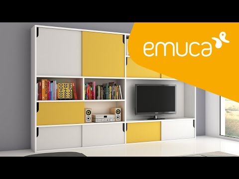 How to mount sliding doors on pieces of furniture with a Ready sliding system – Emuca