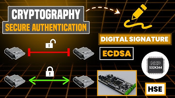 Cryptography Secure Authentication using ECDSA crypto cipher based digital signature- S32K344 & HSE