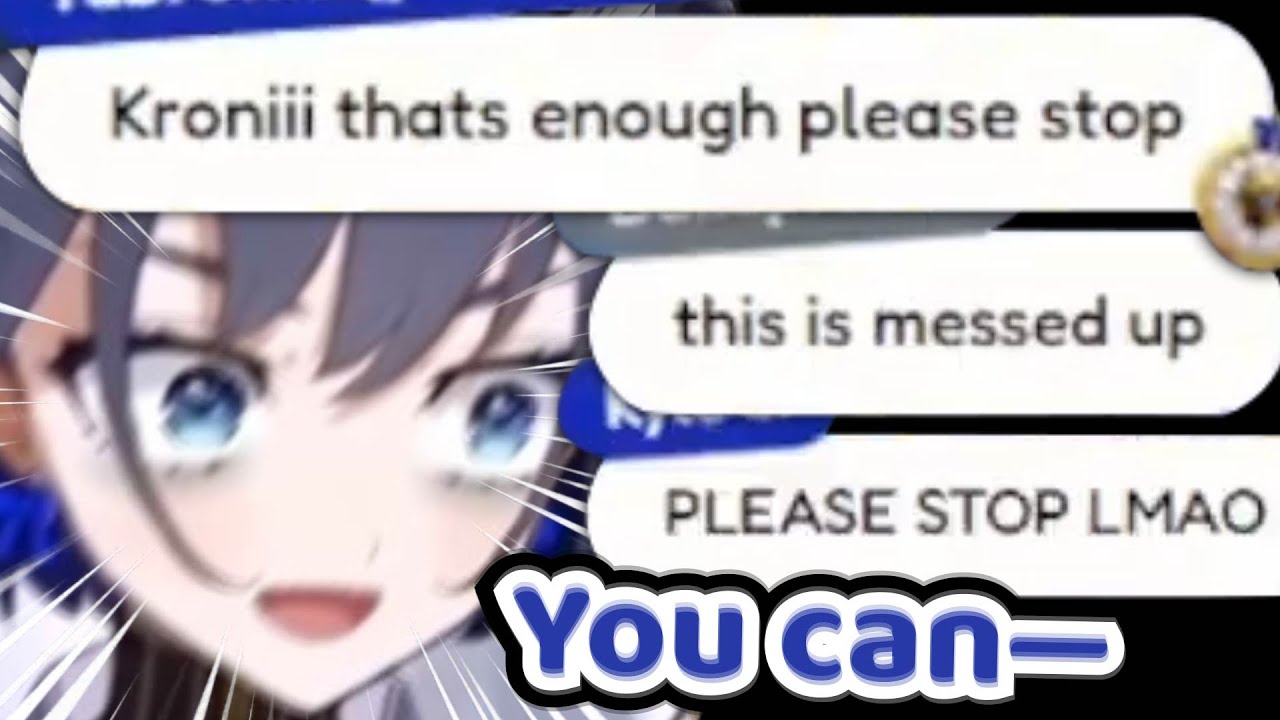 Kronii's "Motivational" Speech is Just Messed Up...