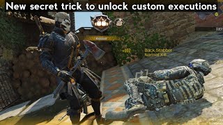 Secret trick to unlock custom executions and new tips in codm