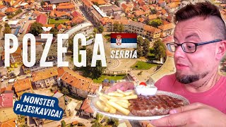 🇷🇸 POŽEGA, SERBIA is So PRETTY! | Perfect PLJESKAVICA in Small Town SERBIA! | Travel Serbia 2022