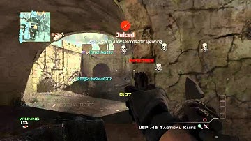 mw3- slow motion throwing knife kill