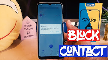 How to Block Contact in Tecno Spark 6 Go - Block Calls & Texts
