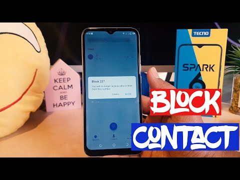 Video: Paano ko i-block ang isang numero sa aking spark phone?