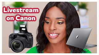 How to use Canon EOS Camera as Webcam for MacBook Pro | Canon 80D 50mm lens (New Webcam Utility App) screenshot 2