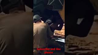 Front loader falls while being underneath it