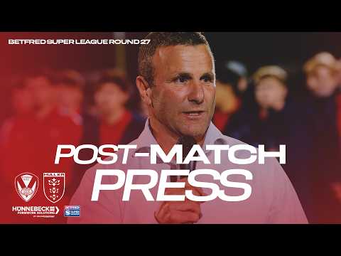 "I Was Really Proud" St. Helens Post-Match Press - Willie Peters