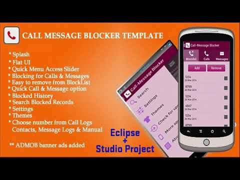 Call SMS Blocker App Template with AdMob | Codecanyon Scripts and Snippets