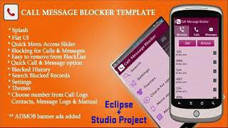 Call SMS Blocker App Template with AdMob | Codecanyon Scripts and Snippets screenshot 4