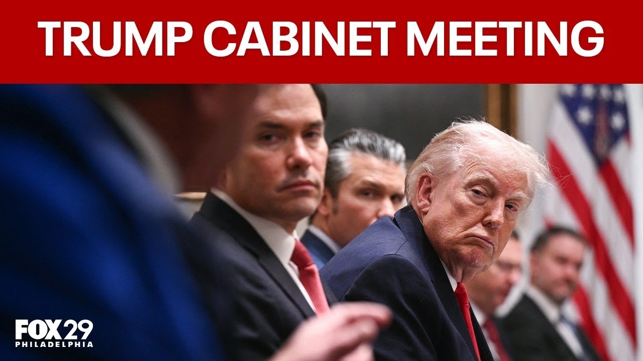 Trump holds cabinet meeting: Full