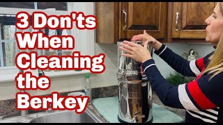 How to Clean the Berkey Water Filter/ Carbon Filters/Fluoride Filter