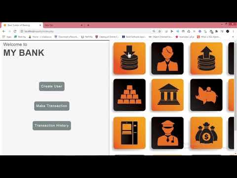 Basic Banking System (Internship Task @Sparks Foundation)