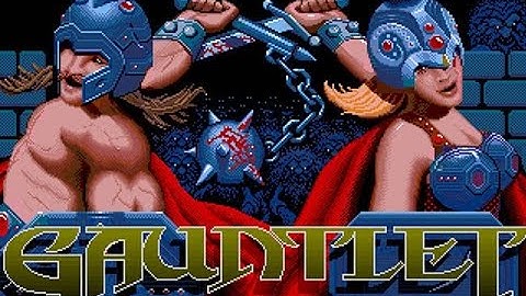 Gauntlet (Arcade) 100 levels Playthrough longplay retro video game