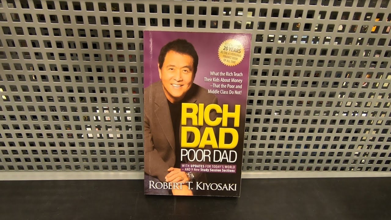 RICH DAD POOR DAD ROBERT KIYOSAKI BOOK REVIEW PERSONAL FINANCE BOOKS CLOSE UP AND INSIDE LOOK