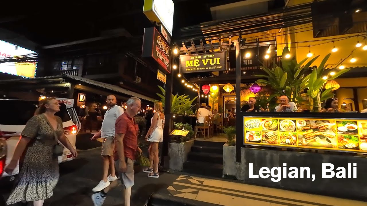 Legian Street Bali Nightlife | Explore Legian Street Kuta Bali At Night Bali Today 2025
