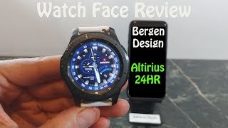 Watch Face Review : Bergen Altirius Gear S2 Gear S3 Gear Sport screenshot 4