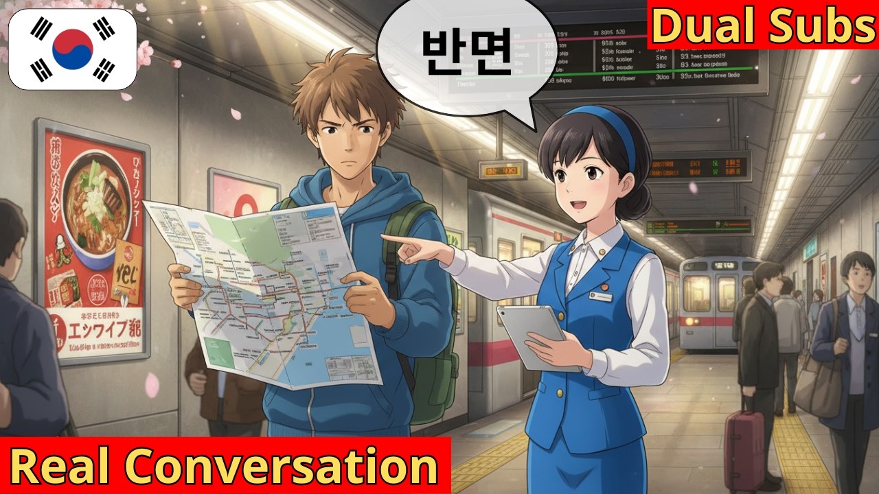 Поиск туалета №1 | 10 коротких корейских диалогов | Корейский для начинающих | A1-A2-B1