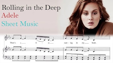 Rolling in the Deep by Adele Sheet Music HQ 720PX