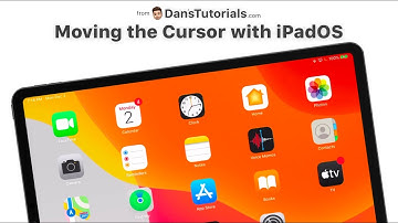 Moving the Cursor on an iPad with iPadOS