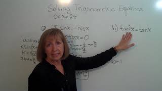 How do you solve trigonometric equations?  Part 2