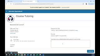 Connect to ASC Course Tutors