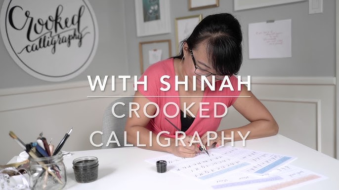 How To Use An Oblique Pen For Calligraphy — Mirabelle Makery
