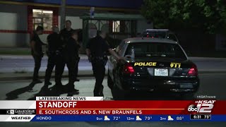 Standoff with suspect tied to robbery of a Cash America Pawn, police say