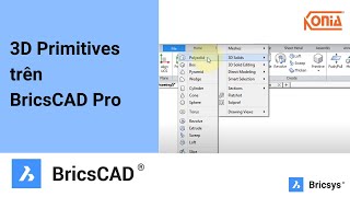 #5 3D Primitives trên BricsCAD Pro
