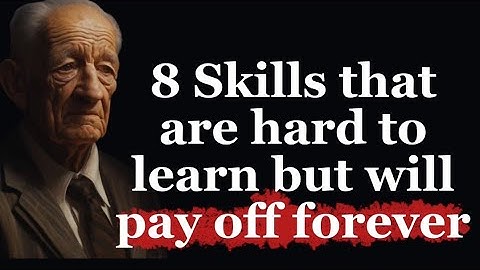 8 skills that are hard to learn but will pay off forever #inspiration #motivation