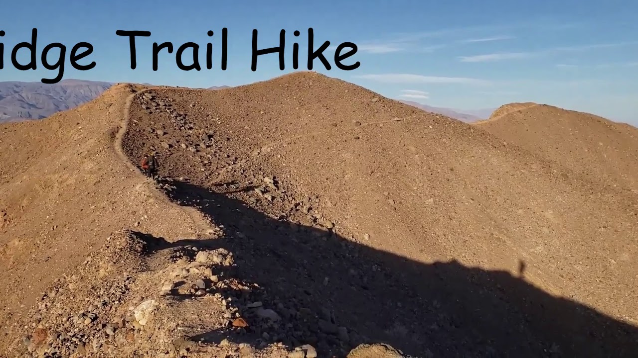 Death Valley National Park Ridge Rim Hike - YouTube