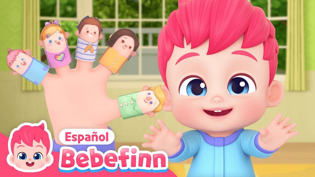 La Familia Dedo Canciones Infantiles Bebefinn en español YouTube