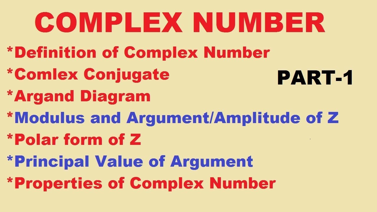  01 Complex Number In Hindi Polar Form Of Complex Number In Hindi
