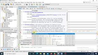 23 Membuat Perintah CRUD Simpan pada MySql dan Java