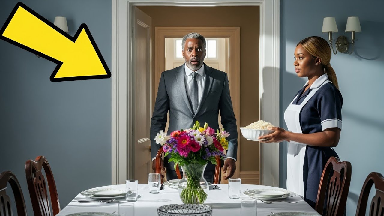 Миллиардер неожиданно вернулся во время обеда — и увидел это.